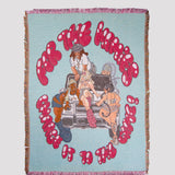 CHARGE IT TO THE GAME THROW BLANKET