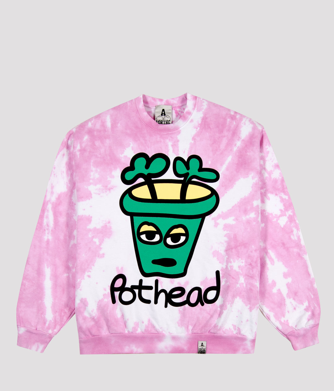 POTHEAD tie dye Crew Sweat