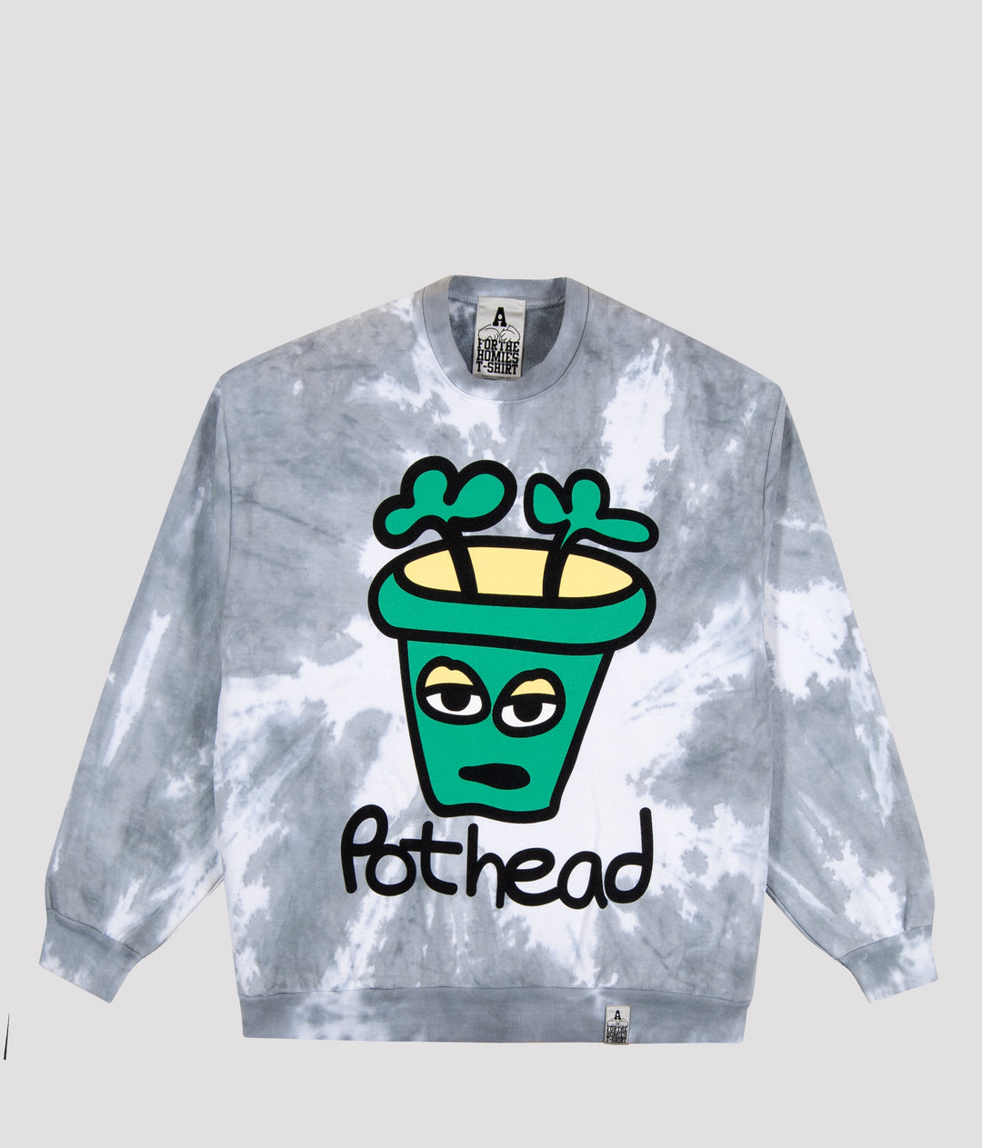POTHEAD tie dye Crew Sweat