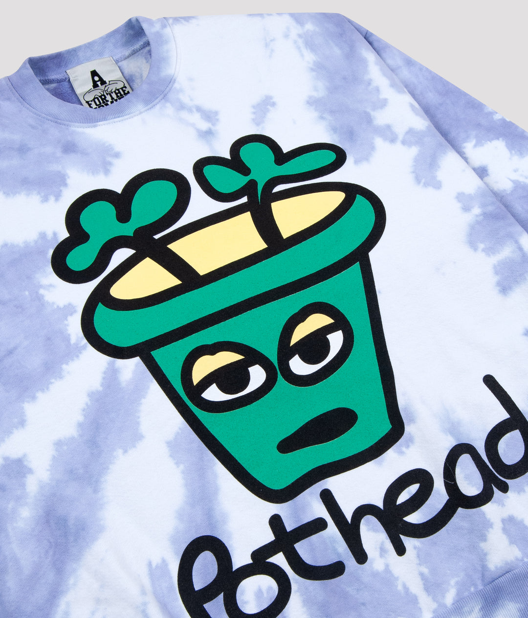 POTHEAD tie dye Crew Sweat