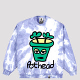 POTHEAD tie dye Crew Sweat