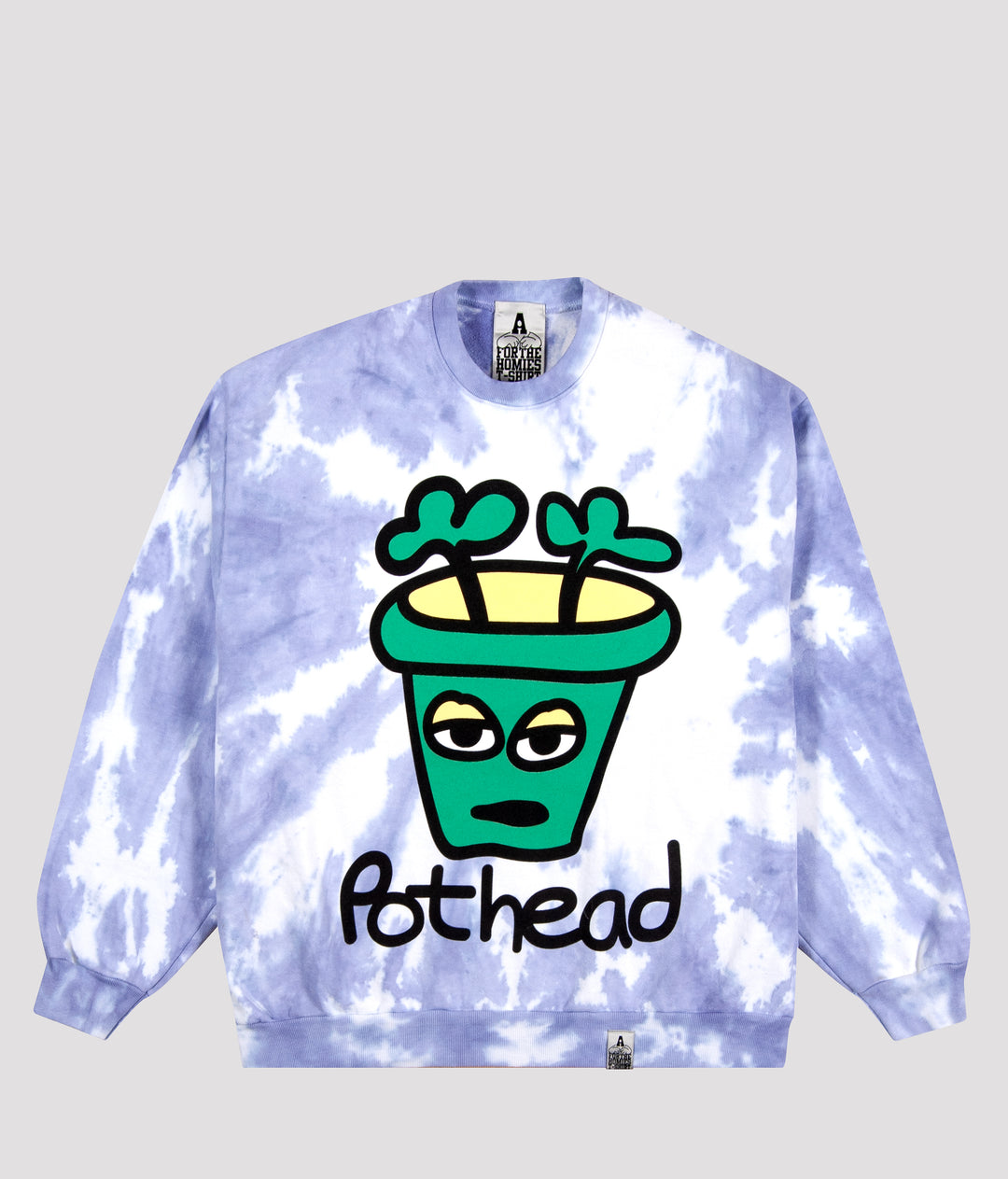POTHEAD tie dye Crew Sweat