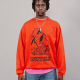 HAPPINESS IS HAVING A HOMIE CREW SWEAT
