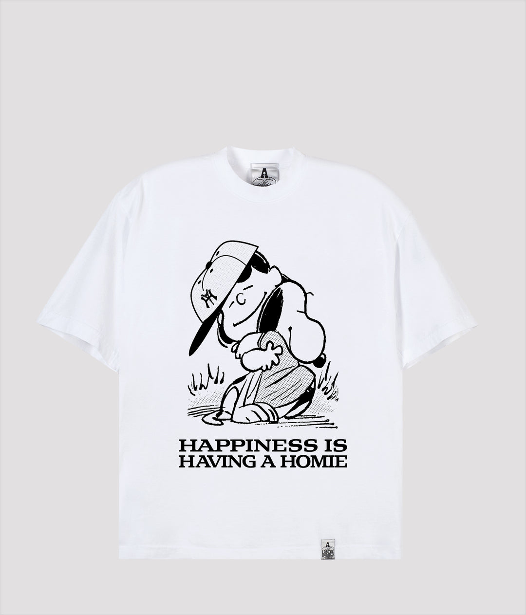 HAPPINESS IS HAVING A HOMIE T-SHIRT