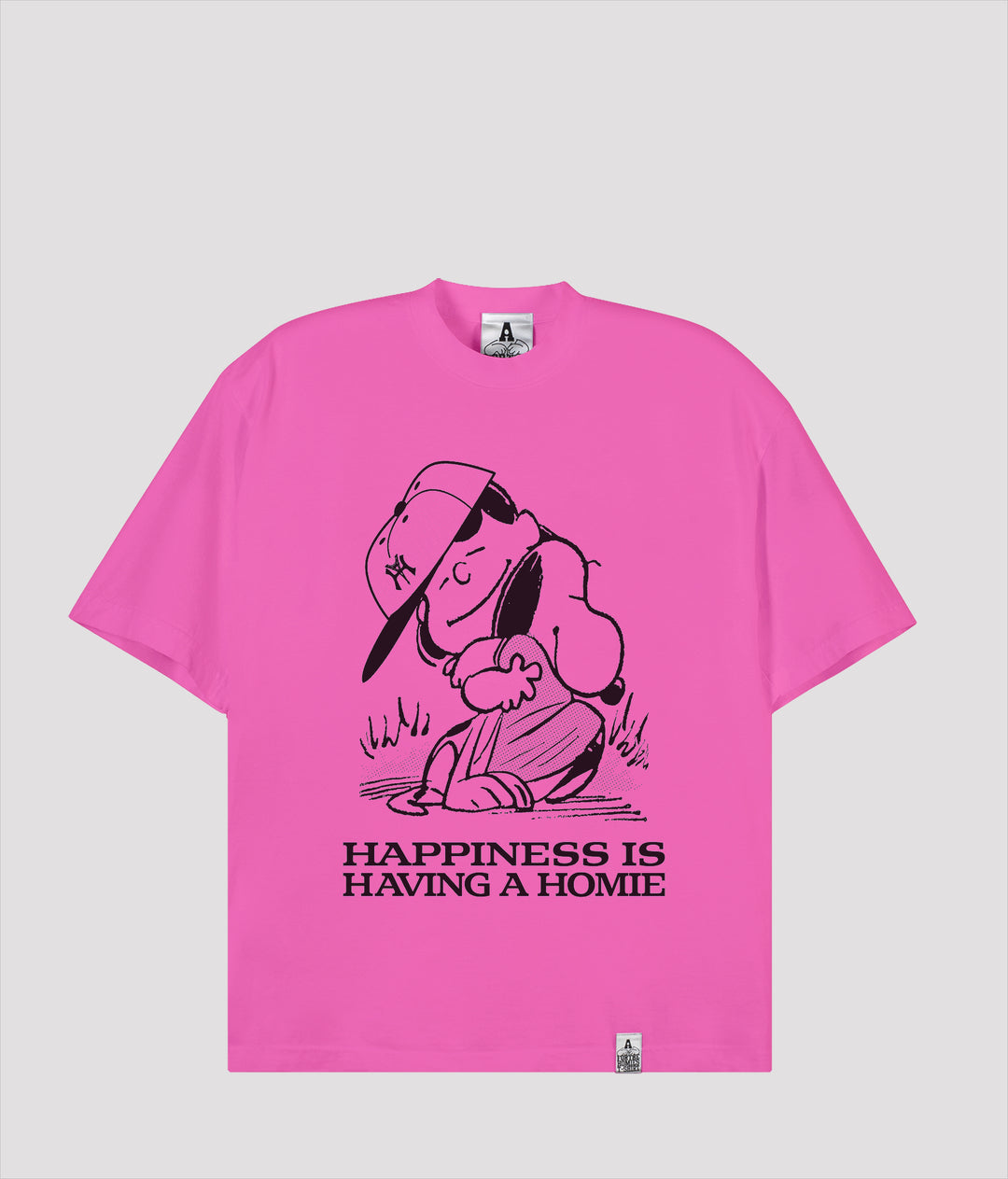 HAPPINESS IS HAVING A HOMIE T-SHIRT