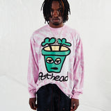POTHEAD tie dye Long Sleeve T-Shirt