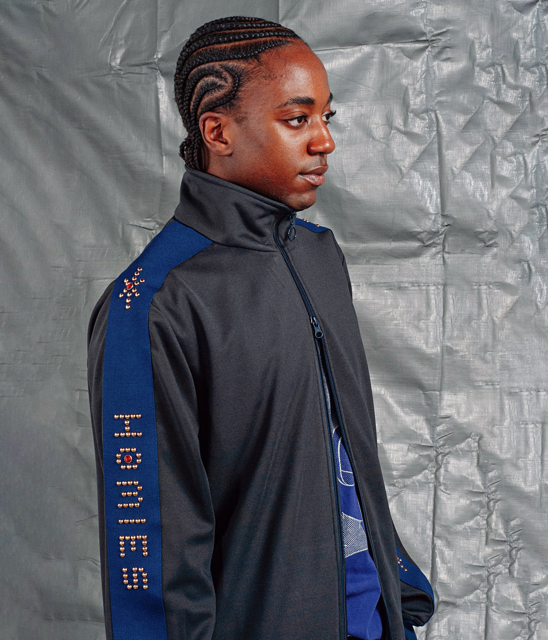 STUDDED TRACK Jacket