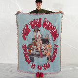 CHARGE IT TO THE GAME THROW BLANKET