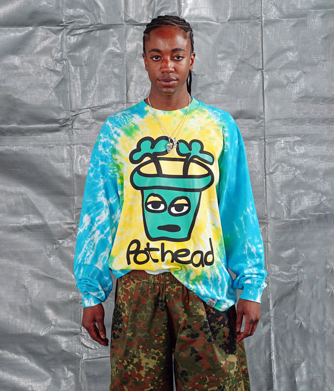 POTHEAD Tie Dye Long Sleeve T-Shirt