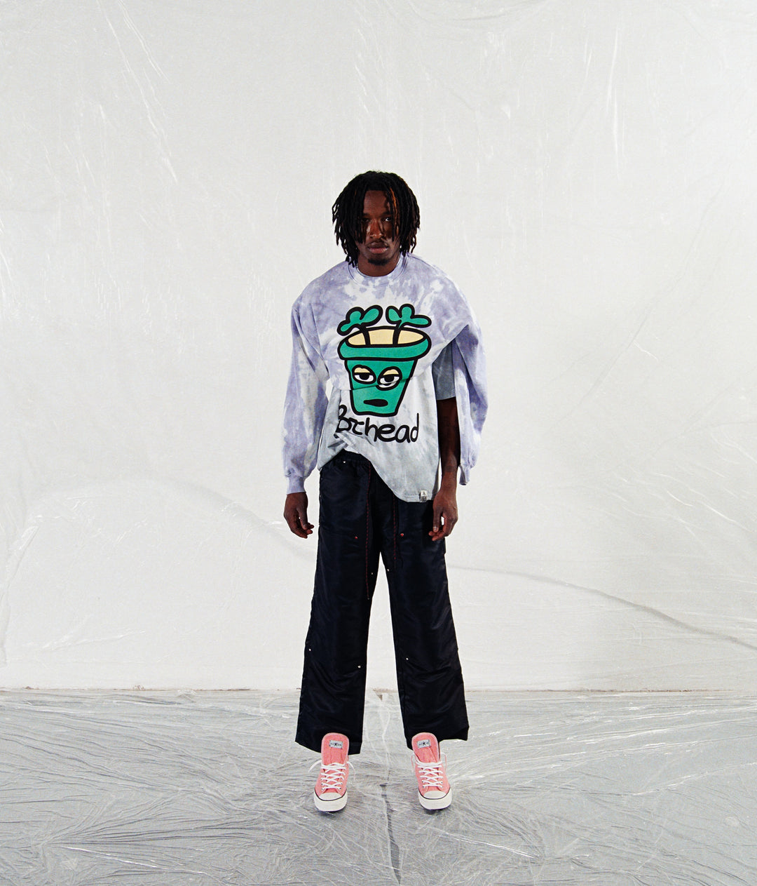 POTHEAD tie dye Crew Sweat