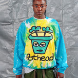 POTHEAD Tie Dye Crew Sweat