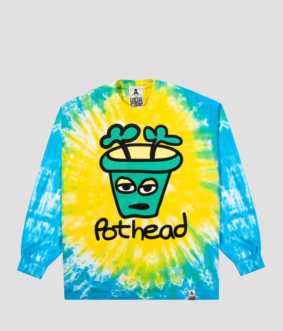 POTHEAD Tie Dye Long Sleeve T-Shirt