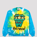 POTHEAD Tie Dye Crew Sweat