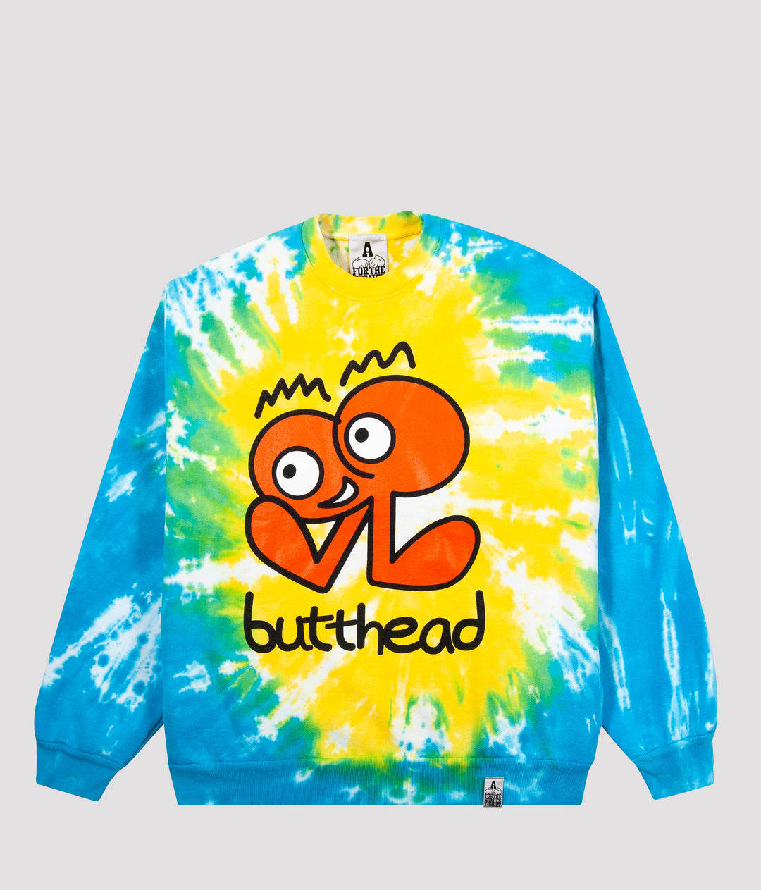 BUTTHEAD Tie Dye Crew Sweat