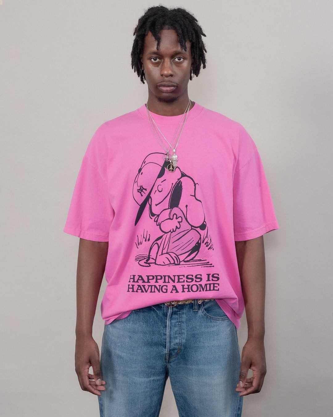 HAPPINESS IS HAVING A HOMIE T-SHIRT