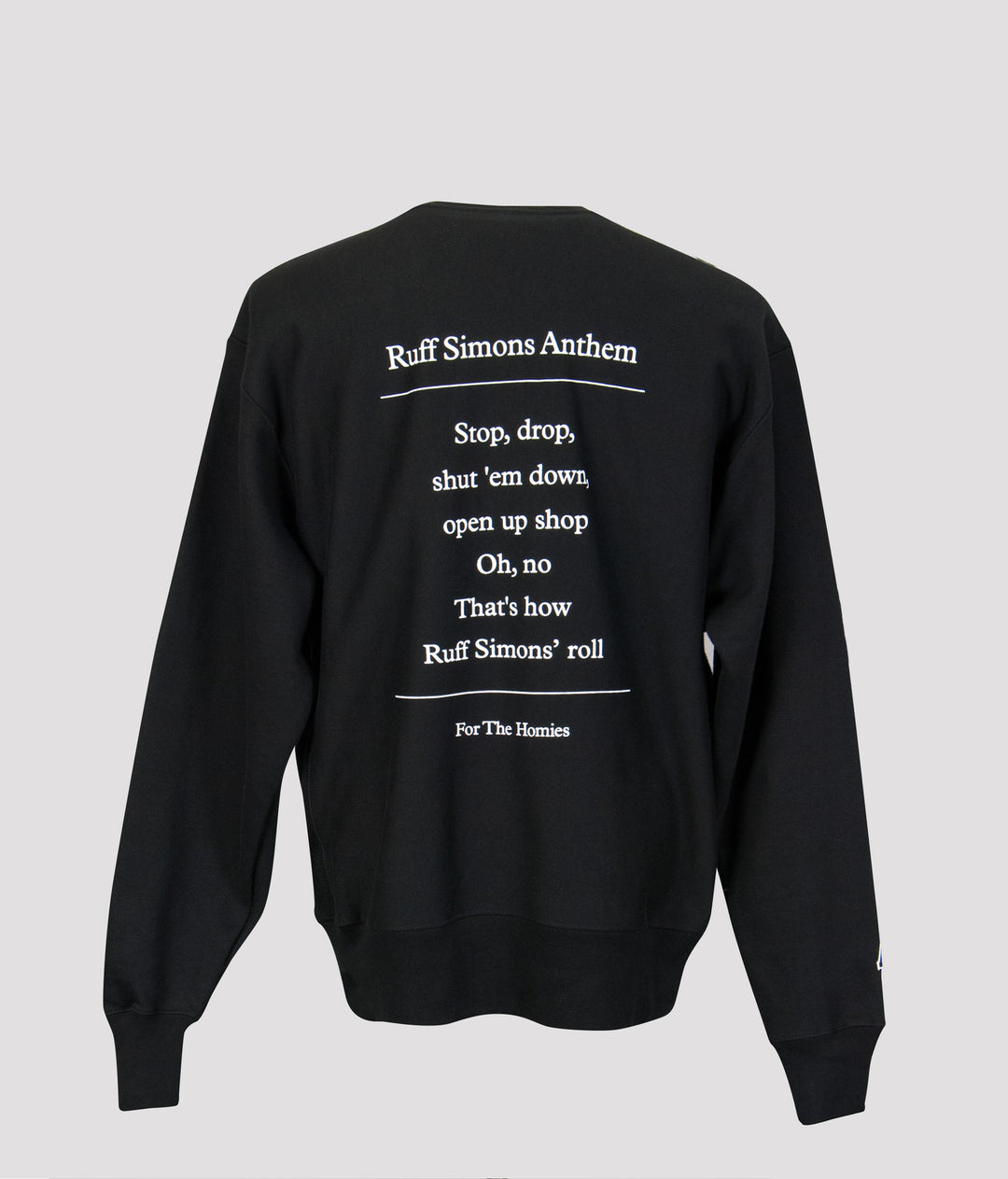 RUFF SIMONS ANTHEM  Crew Sweat