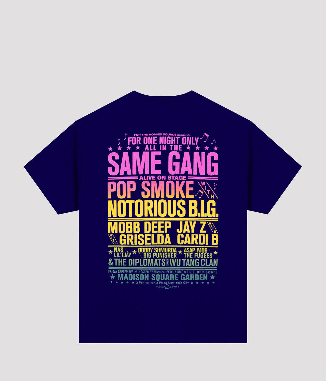 SAME GANG at MADISON SQUARE GARDEN T-Shirt